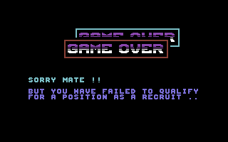 Raw Recruit screenshot 4 for Commodore 64